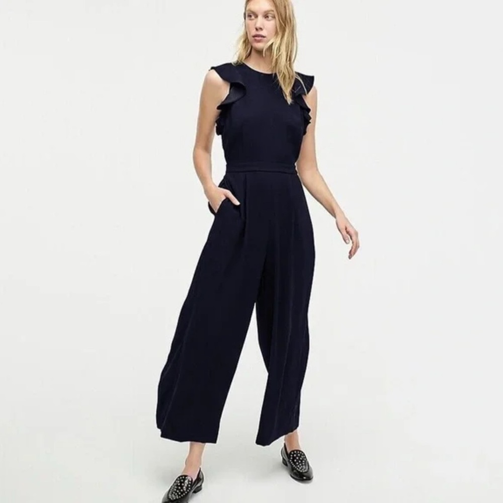 J Crew Navy Jumpsuit